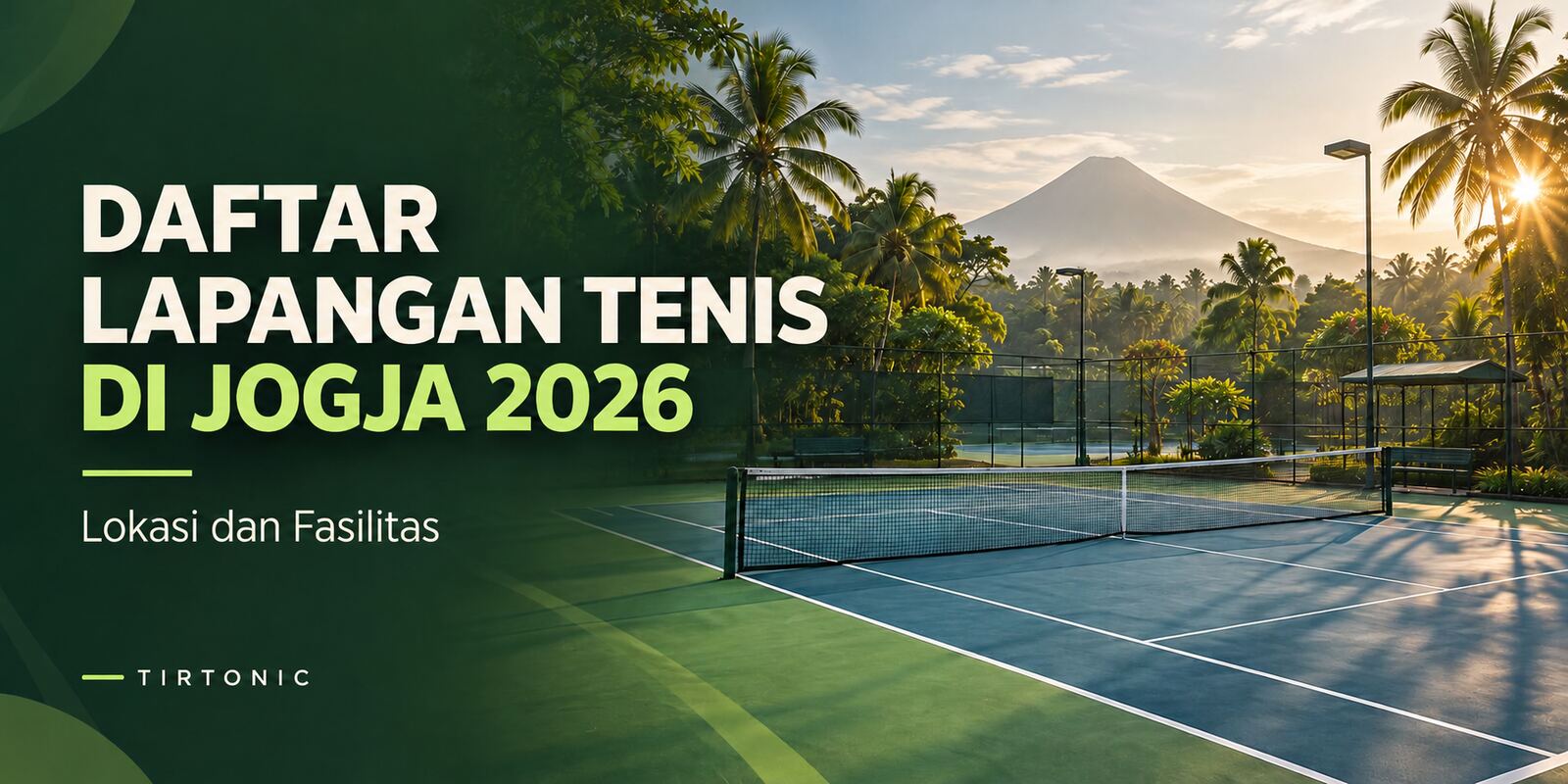 Daftar Lapangan Tenis di Jogja 2026: Lokasi dan Fasilitas