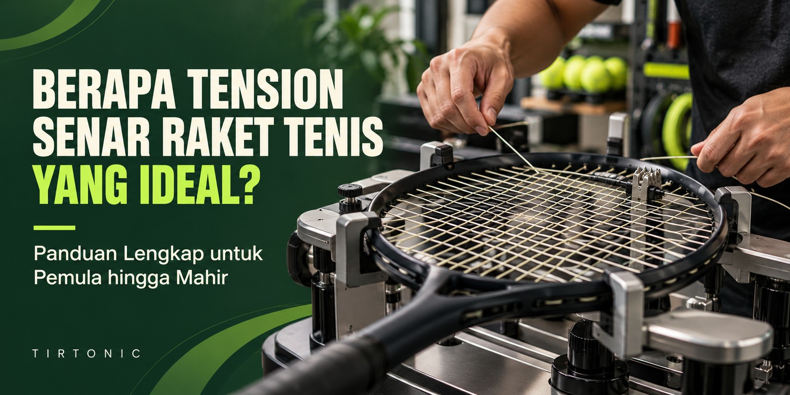 Berapa Tension Senar Raket Tenis yang Ideal? Panduan Lengkap untuk Pemula hingga Mahir