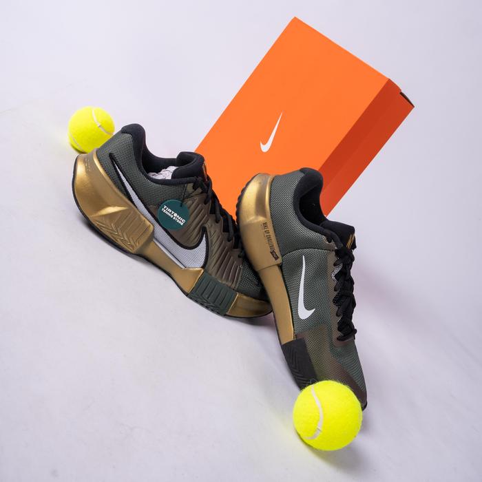 Sepatu Tenis Nike GP Challenge Pro Cly Camo Green Tennis Shoes