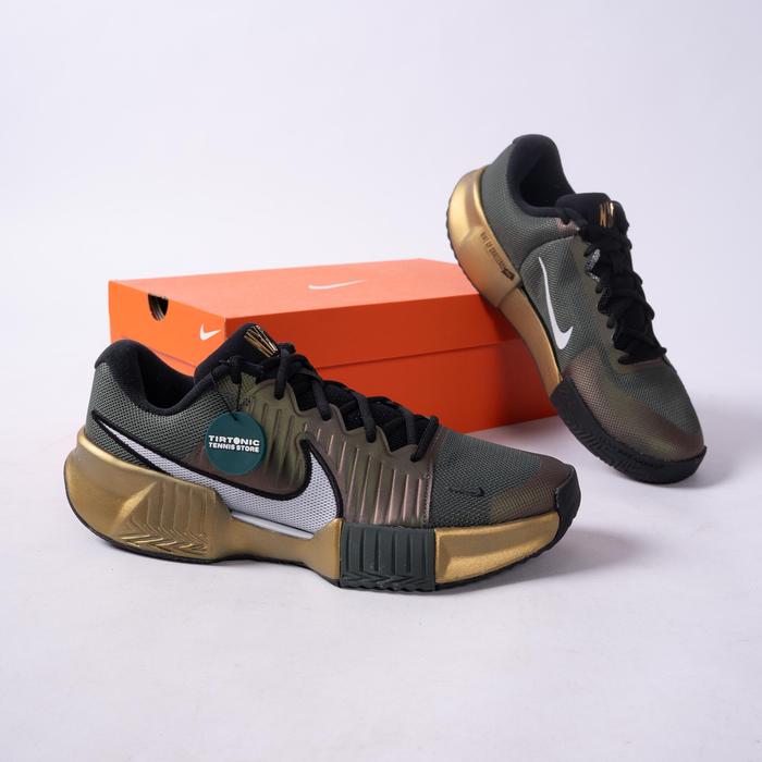 Sepatu Tenis Nike GP Challenge Pro Cly Camo Green Tennis Shoes