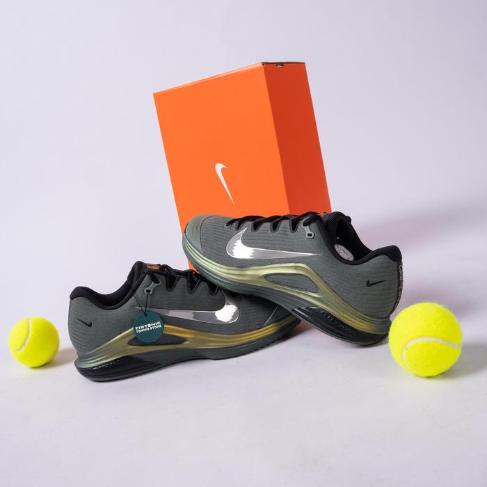 Sepatu Tenis Nike Vapor 12 Cly Camo Green