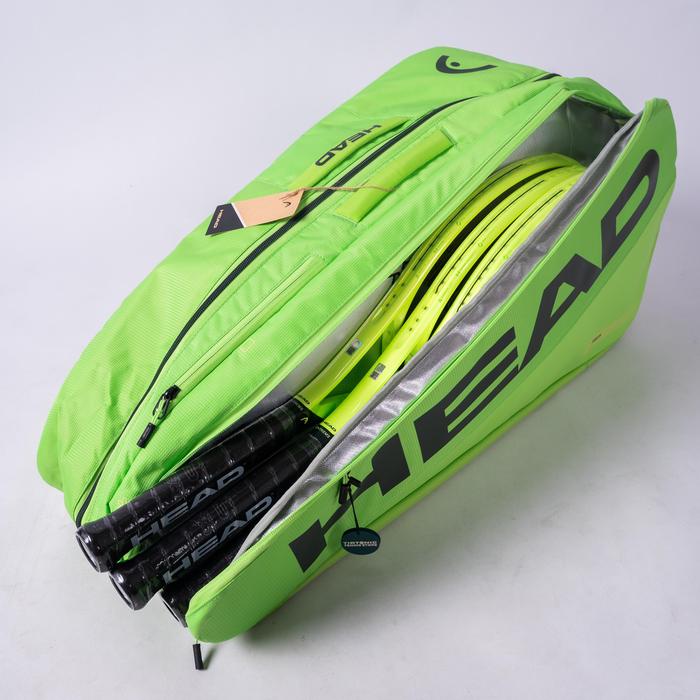 Tas Tenis Head Tour L 9R Green Tennis Bag