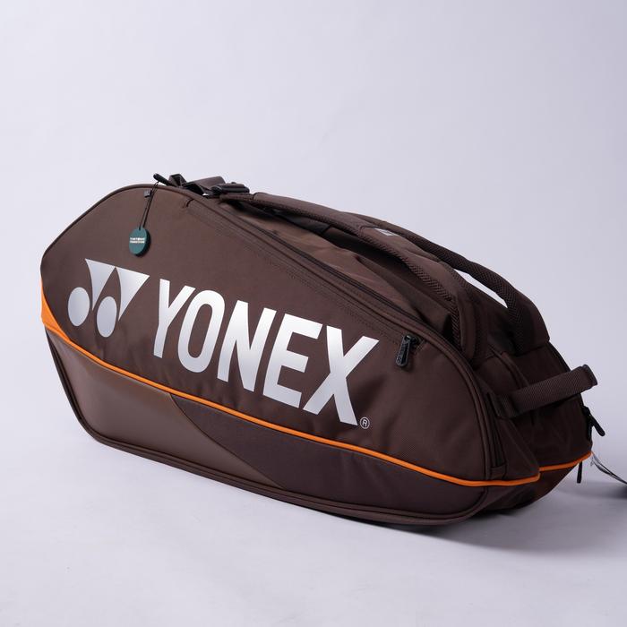 Tas Tenis Yonex Pro Racket Tennis Bag 6R Espresso Brown
