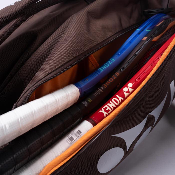 Tas Tenis Yonex Pro Racket Tennis Bag 6R Espresso Brown