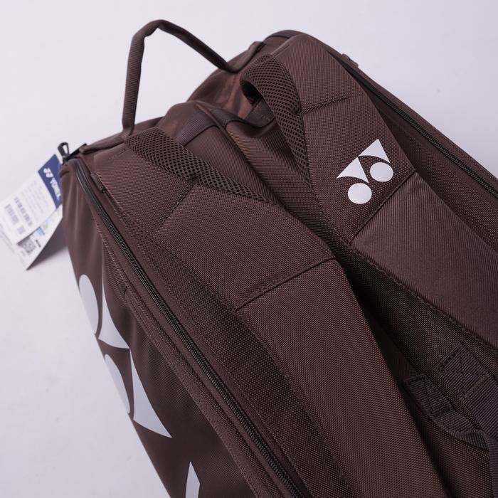 Tas Tenis Yonex Pro Racket Tennis Bag 6R Espresso Brown