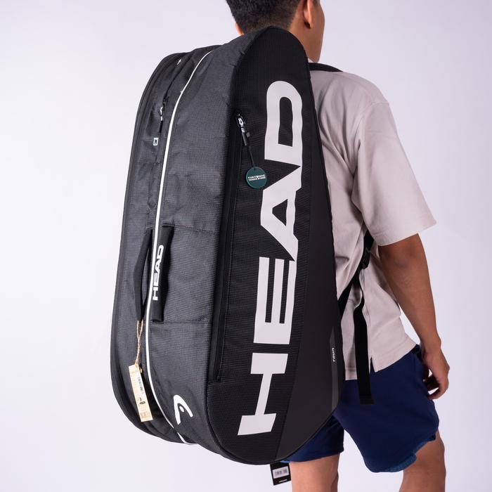 Tas Tenis Head Tour Tennis Bag L 9R Black