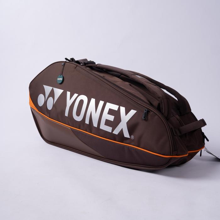 Tas Tenis Yonex Pro Racket Tennis Bag 9R Espresso Brown