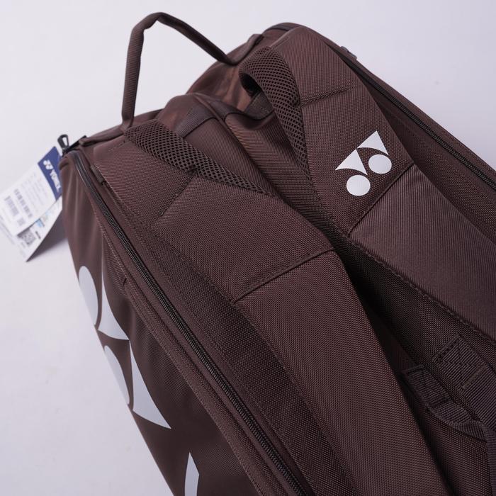 Tas Tenis Yonex Pro Racket Tennis Bag 9R Espresso Brown