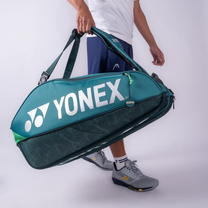 Tas Tenis Yonex Pro Racket Tennis Bag 6R Dark Green