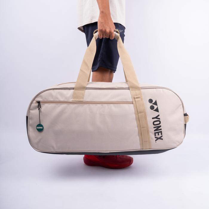 Tas Tenis Yonex Gearlogic Beige Duffle Tennis Bag