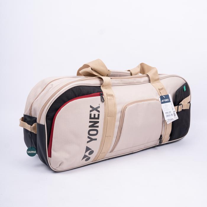 Tas Tenis Yonex Gearlogic Beige Duffle Tennis Bag