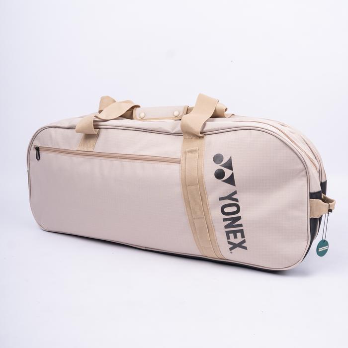 Tas Tenis Yonex Gearlogic Beige Duffle Tennis Bag