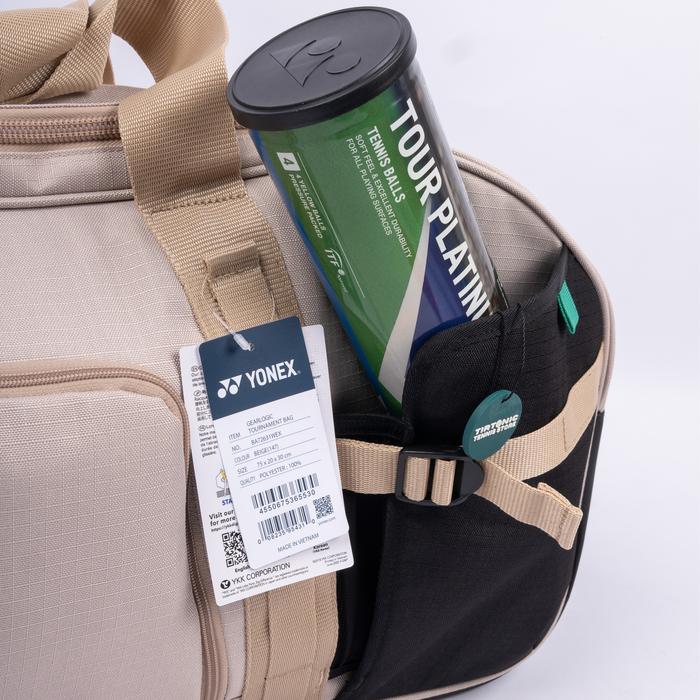 Tas Tenis Yonex Gearlogic Beige Duffle Tennis Bag