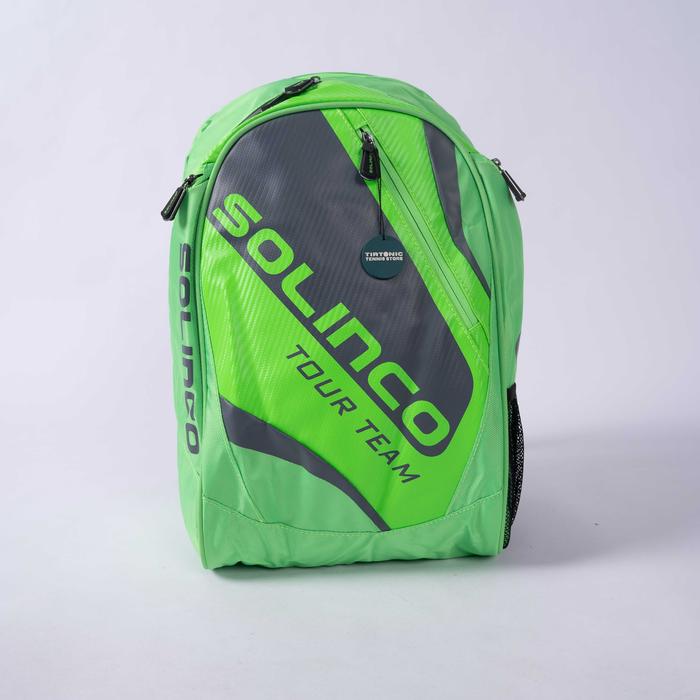 Tas Tenis Solinco Tour Team Green Backpack Tennis Bag