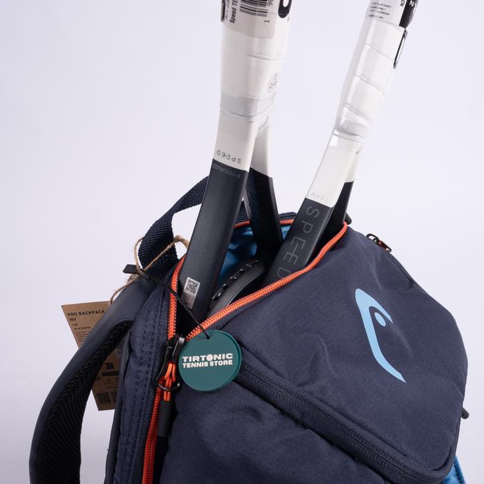 Tas Tennis Head Backpack Navy Orange Tenis Bag