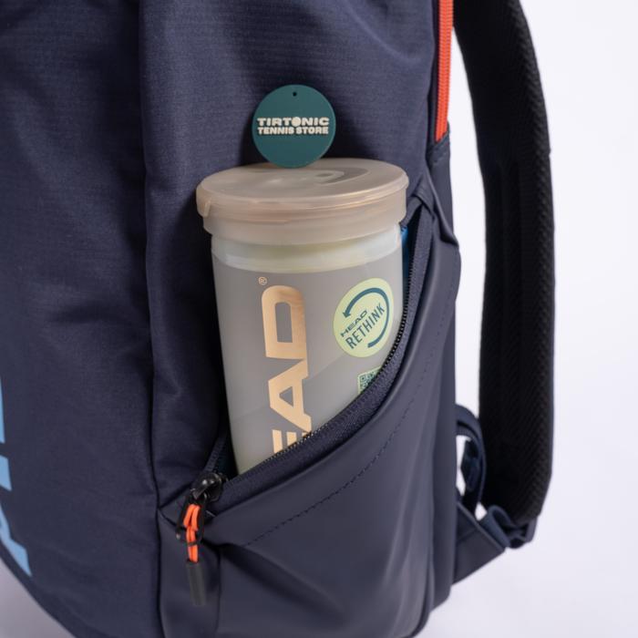 Tas Tennis Head Backpack Navy Orange Tenis Bag