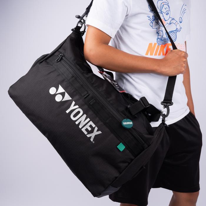 Tas Tenis Yonex Gearlogic Black Boston Bag Tennis Bag