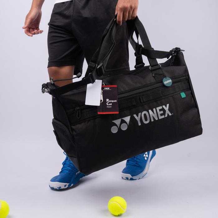 Tas Tenis Yonex Gearlogic Black Boston Bag Tennis Bag