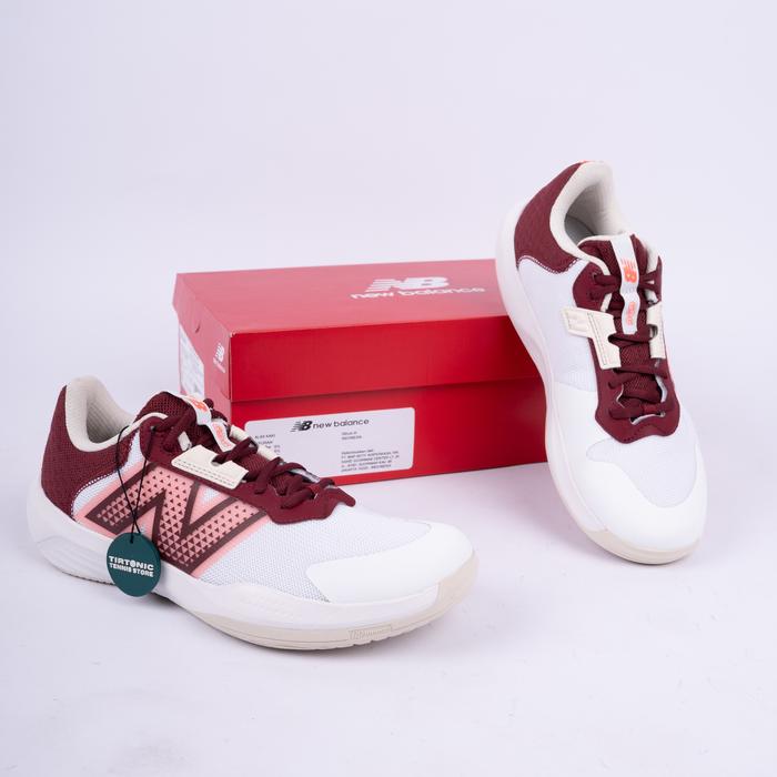 Sepatu Tennis New Balance 696 White Court Shoes Tenis