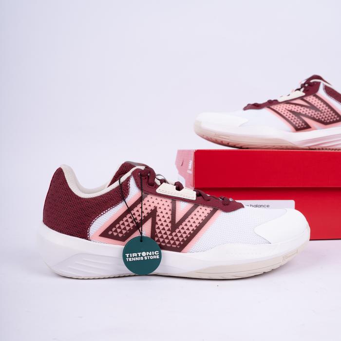 Sepatu Tennis New Balance 696 White Court Shoes Tenis