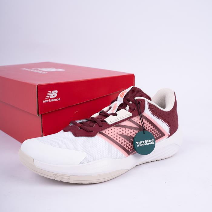 Sepatu Tennis New Balance 696 White Court Shoes Tenis
