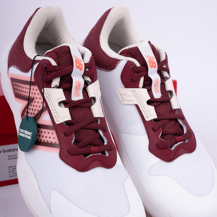Sepatu Tennis New Balance 696 White Court Shoes Tenis