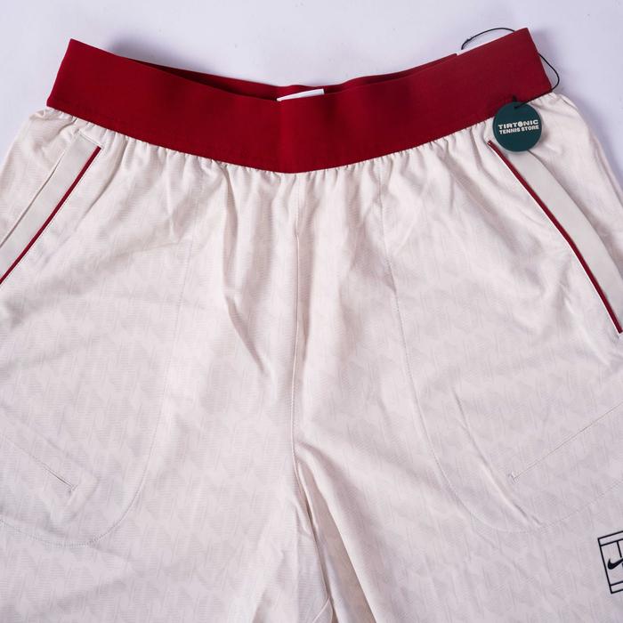 Celana Tenis Nike Court Dri-FIT Advantage White Tennis Shorts