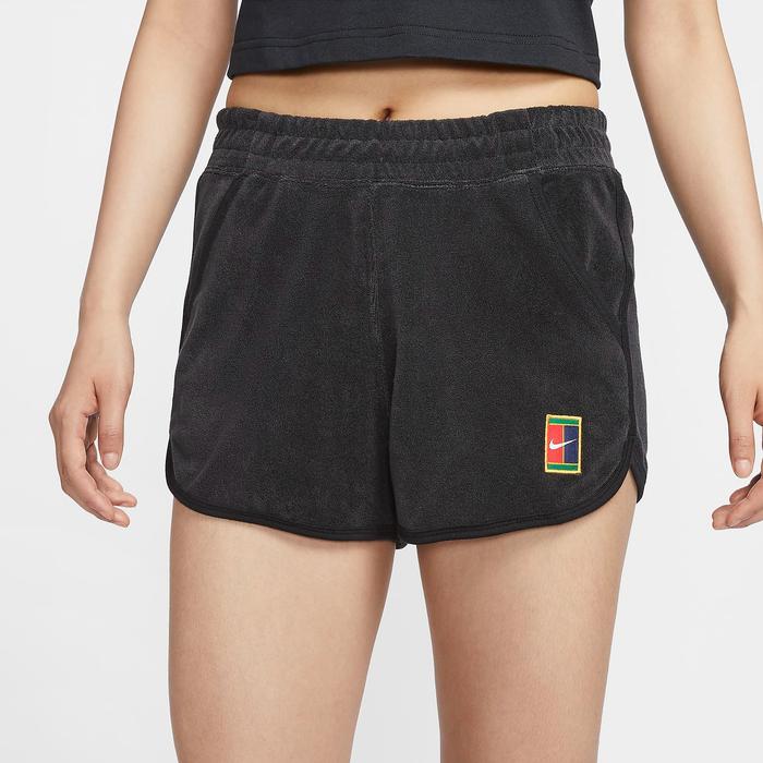 Celana Tenis Nike Court Heritage French Terry Tennis Shorts