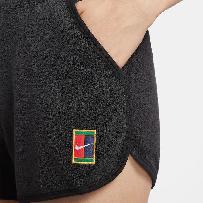 Celana Tenis Nike Court Heritage French Terry Tennis Shorts