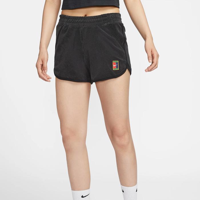 Celana Tenis Nike Court Heritage French Terry Tennis Shorts