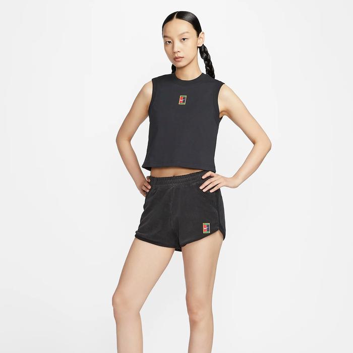 Celana Tenis Nike Court Heritage French Terry Tennis Shorts
