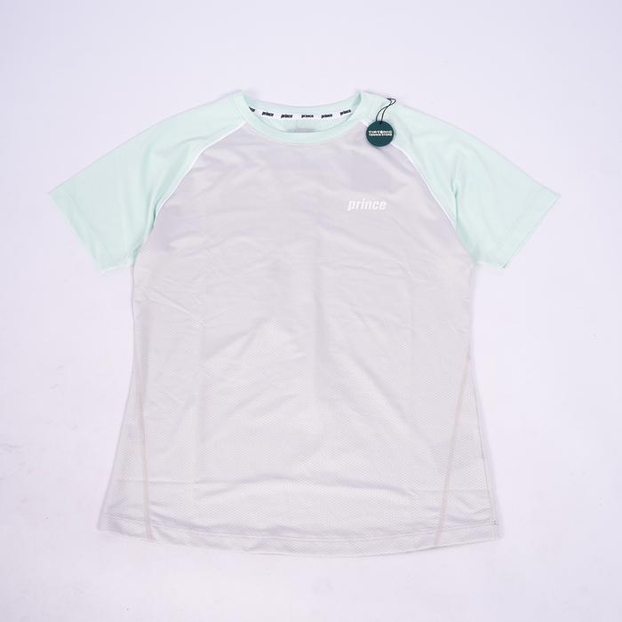 Baju Tenis Prince Performance Women Clblock Short Sleeve Tee Tennis