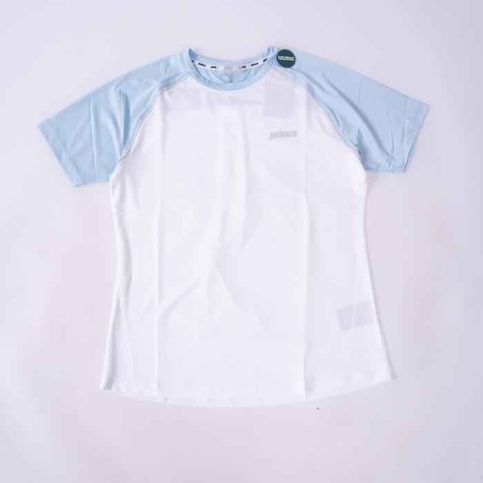 Baju Tenis Prince Performance Women Clblock Short Sleeve Tee Tennis
