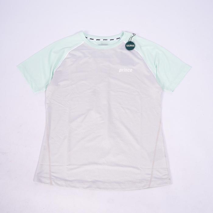 Baju Tenis Prince Performance Women Clblock Short Sleeve Tee Tennis