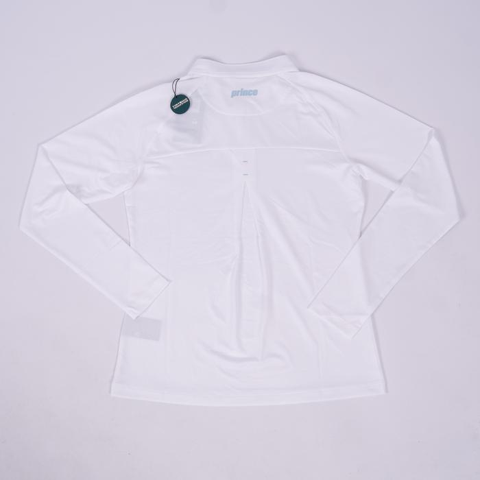 Baju Tenis Prince Performance Women Zipper Long Sleeve Tee Tennis Shirt