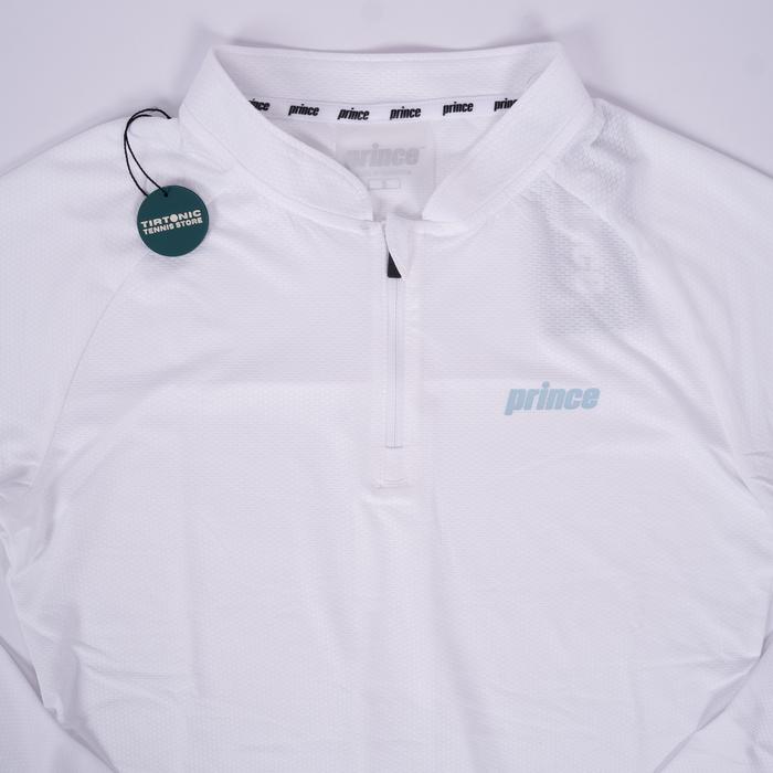 Baju Tenis Prince Performance Women Zipper Long Sleeve Tee Tennis Shirt