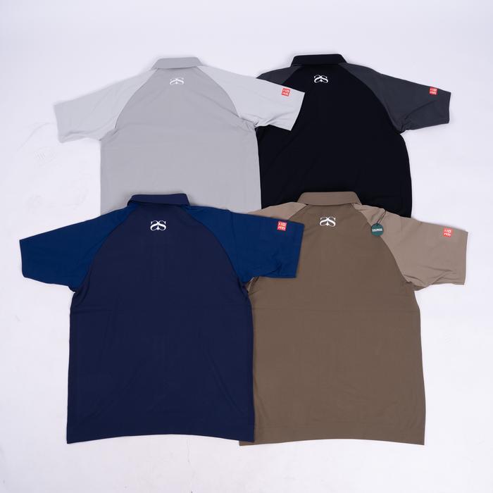 Baju Uniqlo Adam Scott Dry Polo Shirts Model with Logo