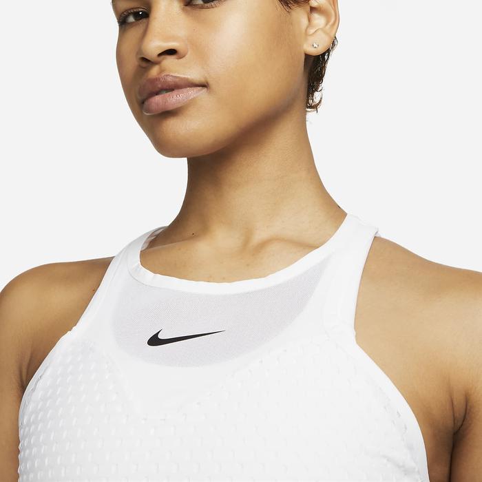 Baju Tenis Nike Court Dri-FIT Slam Tank Top White Tennis