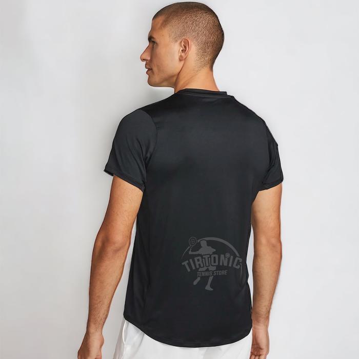 Baju Nike Tenis Pria Dri-FIT Advantage Hitam Tennis
