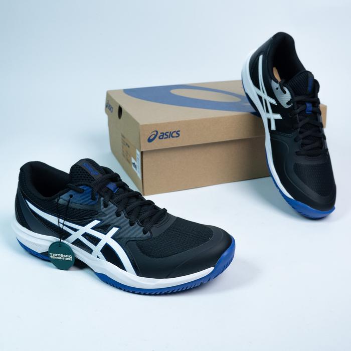 Sepatu Tenis Asics Game FF Black Tennis Shoes