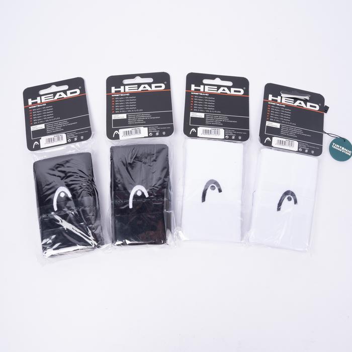 Wristband Tenis Head Double Wide 5 inch Tennis 2 in 1