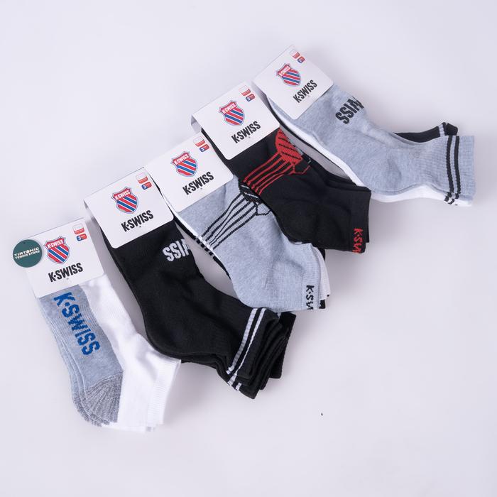 Kaos Kaki Tenis K-Swiss Tennis Socks Men 3 Pairs
