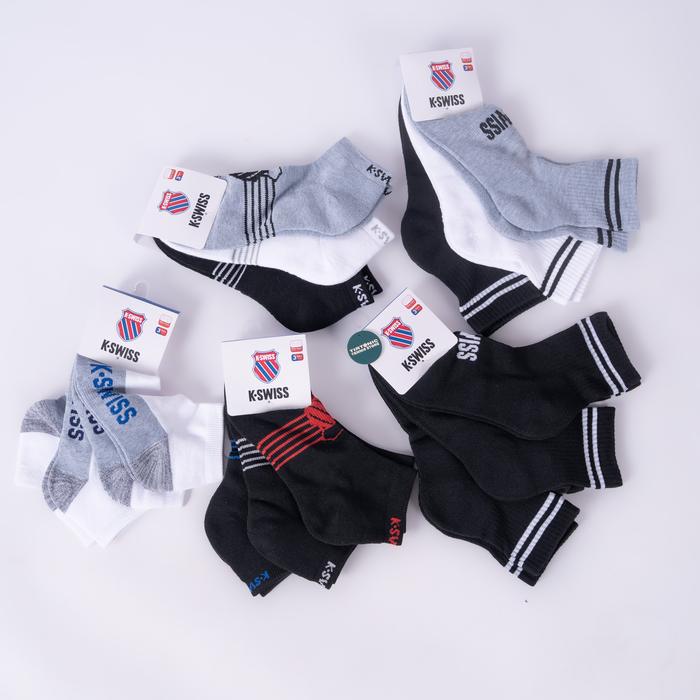 Kaos Kaki Tenis K-Swiss Tennis Socks Men 3 Pairs