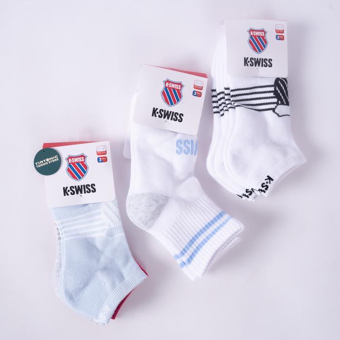 Kaos Kaki Tenis K-Swiss Tennis Socks Women 3 Pairs