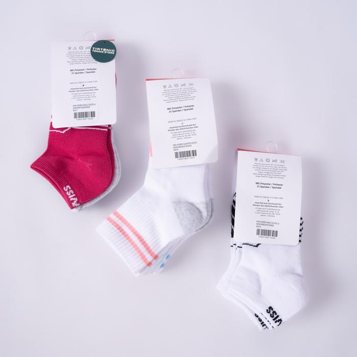 Kaos Kaki Tenis K-Swiss Tennis Socks Women 3 Pairs