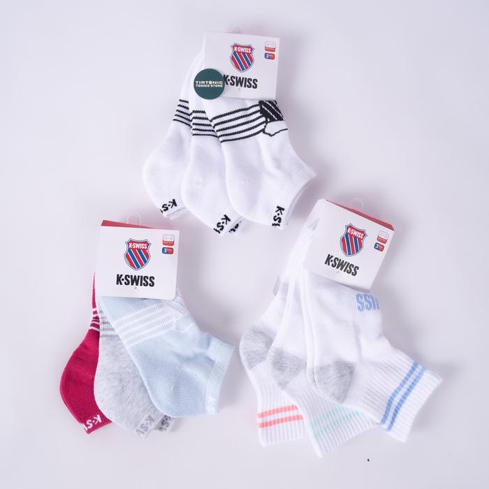 Kaos Kaki Tenis K-Swiss Tennis Socks Women 3 Pairs