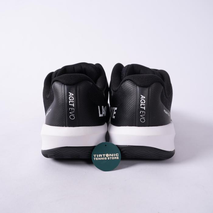 Sepatu Tenis Lacoste AG LT Evo Hitam Tennis Shoes