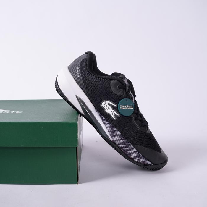 Sepatu Tenis Lacoste AG LT Evo Hitam Tennis Shoes