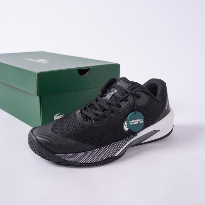 Sepatu Tenis Lacoste AG LT Evo Hitam Tennis Shoes