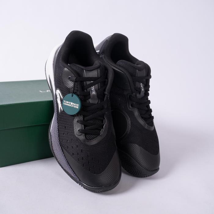 Sepatu Tenis Lacoste AG LT Evo Hitam Tennis Shoes